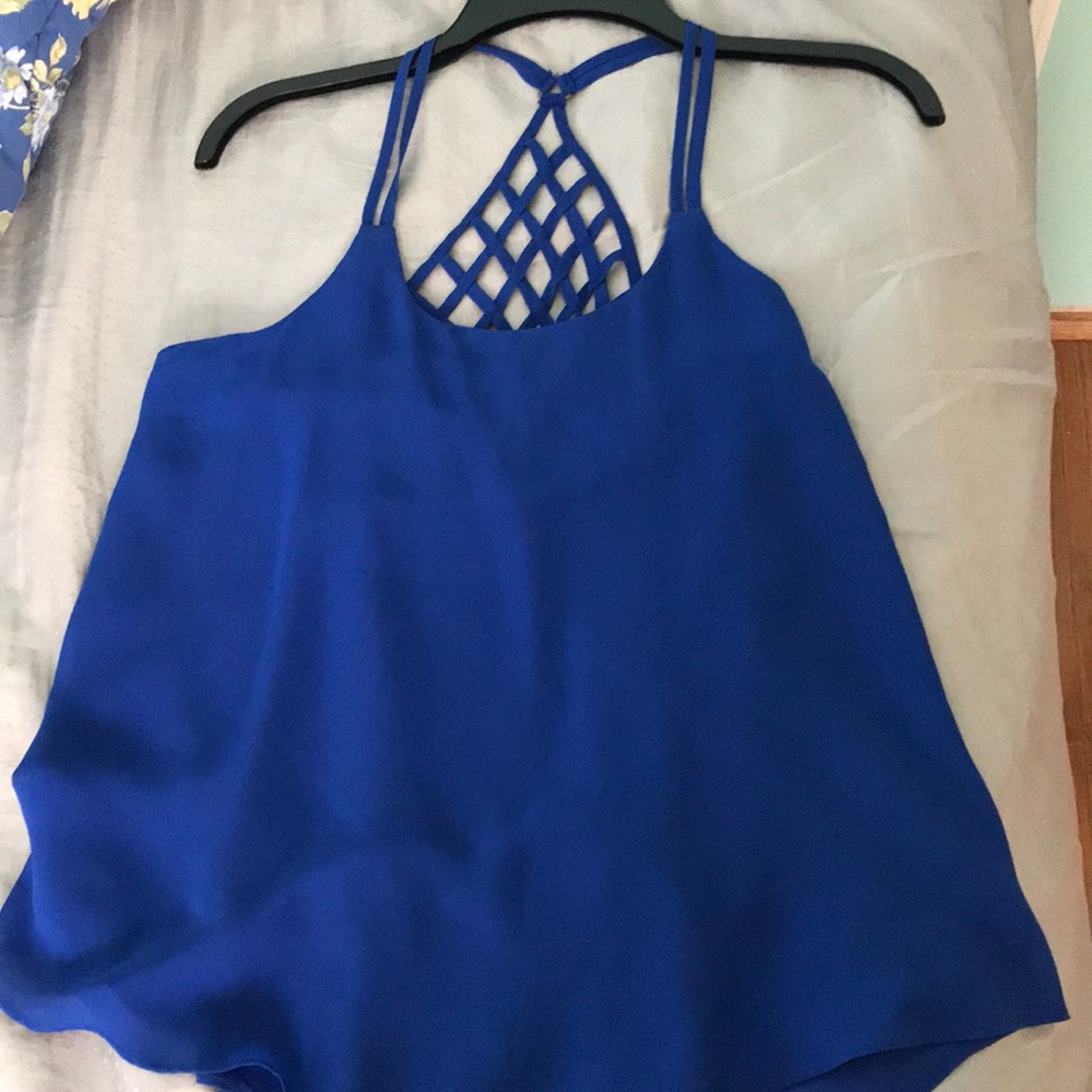 MINE Dark Blue Tank Top